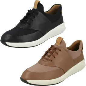 Ladies Unstructured By Clarks Lace Up Trainers Un Rio Lace