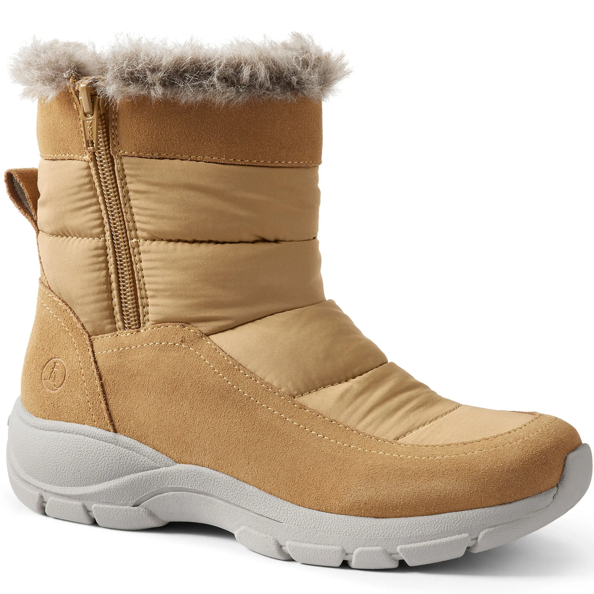 Lands' End Women's All Weather Short Insulated Winter Snow Boots