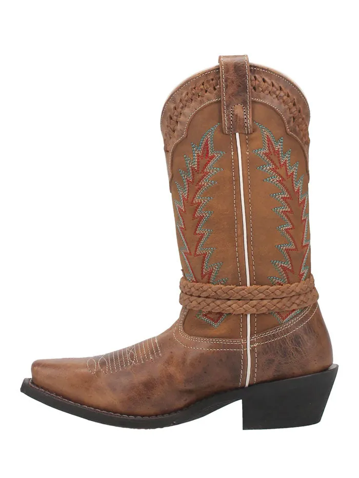 Laredo 51176 Womens Knot In Time Leather Boot Tan