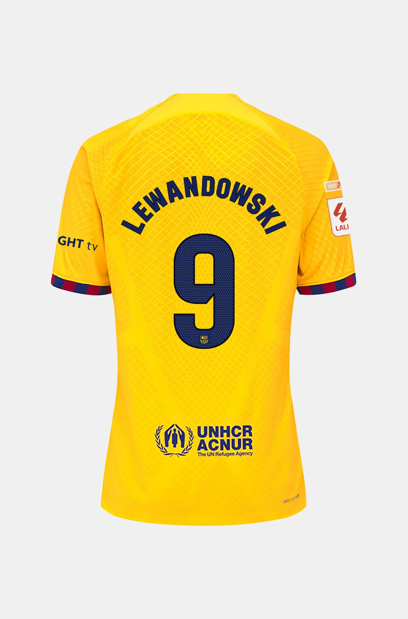 LFP FC Barcelona fourth shirt 23/24 Player’s Edition  - LEWANDOWSKI