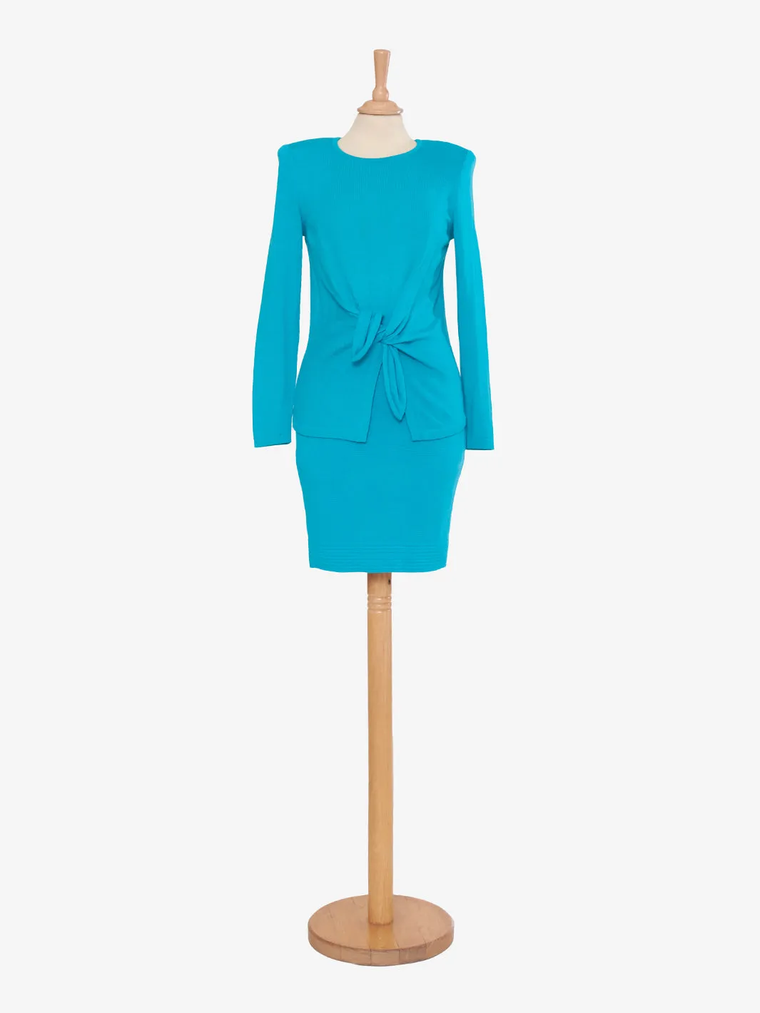 Light blue vintage wool suit