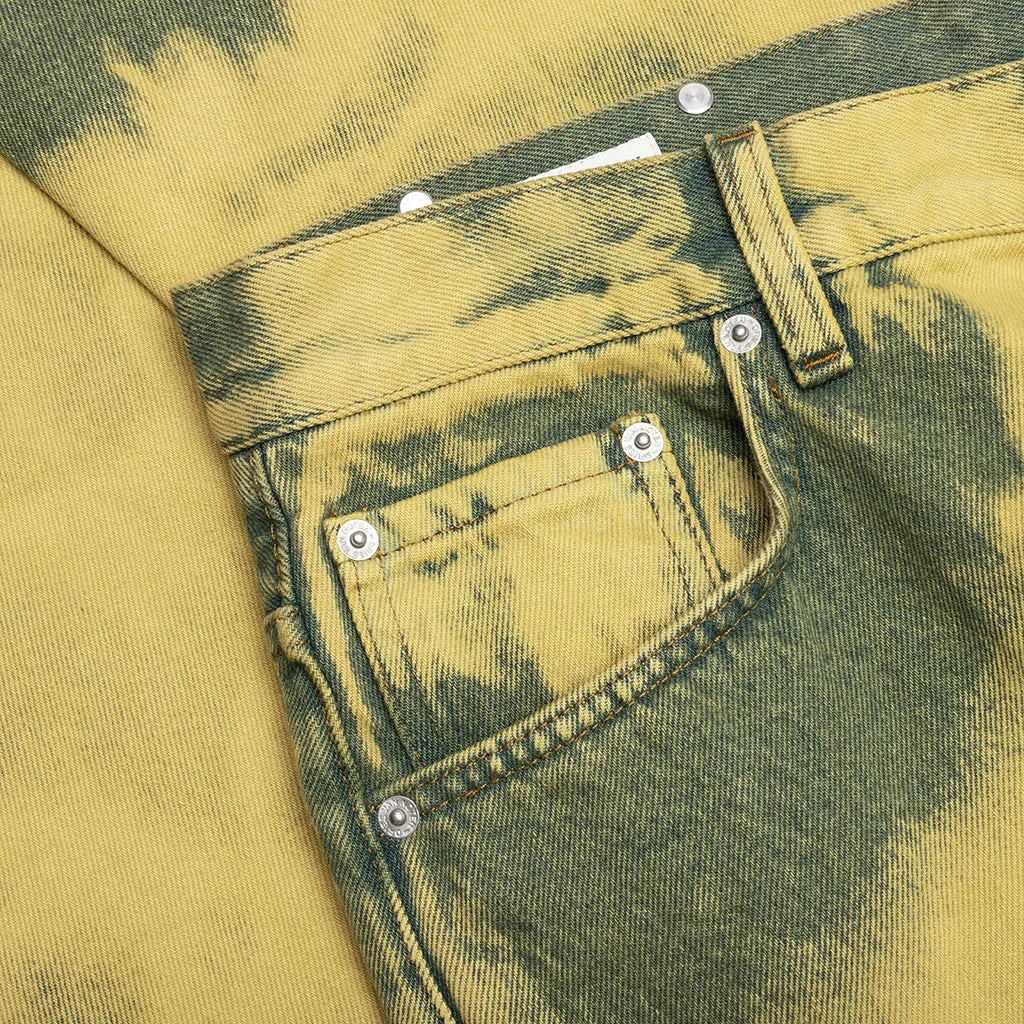 Loose Fit Jeans - Lime