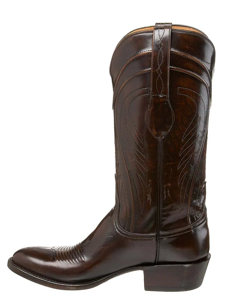 Lucchese L1507.63 Mens Classics Goat Western Boots Brown Brush Off