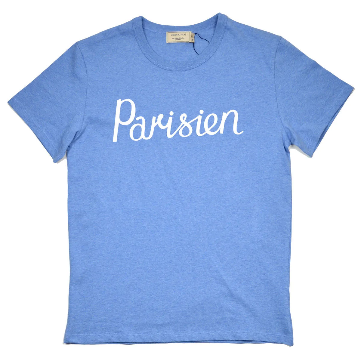 Maison Kitsuné - Parisien T-shirt - Blue Melange