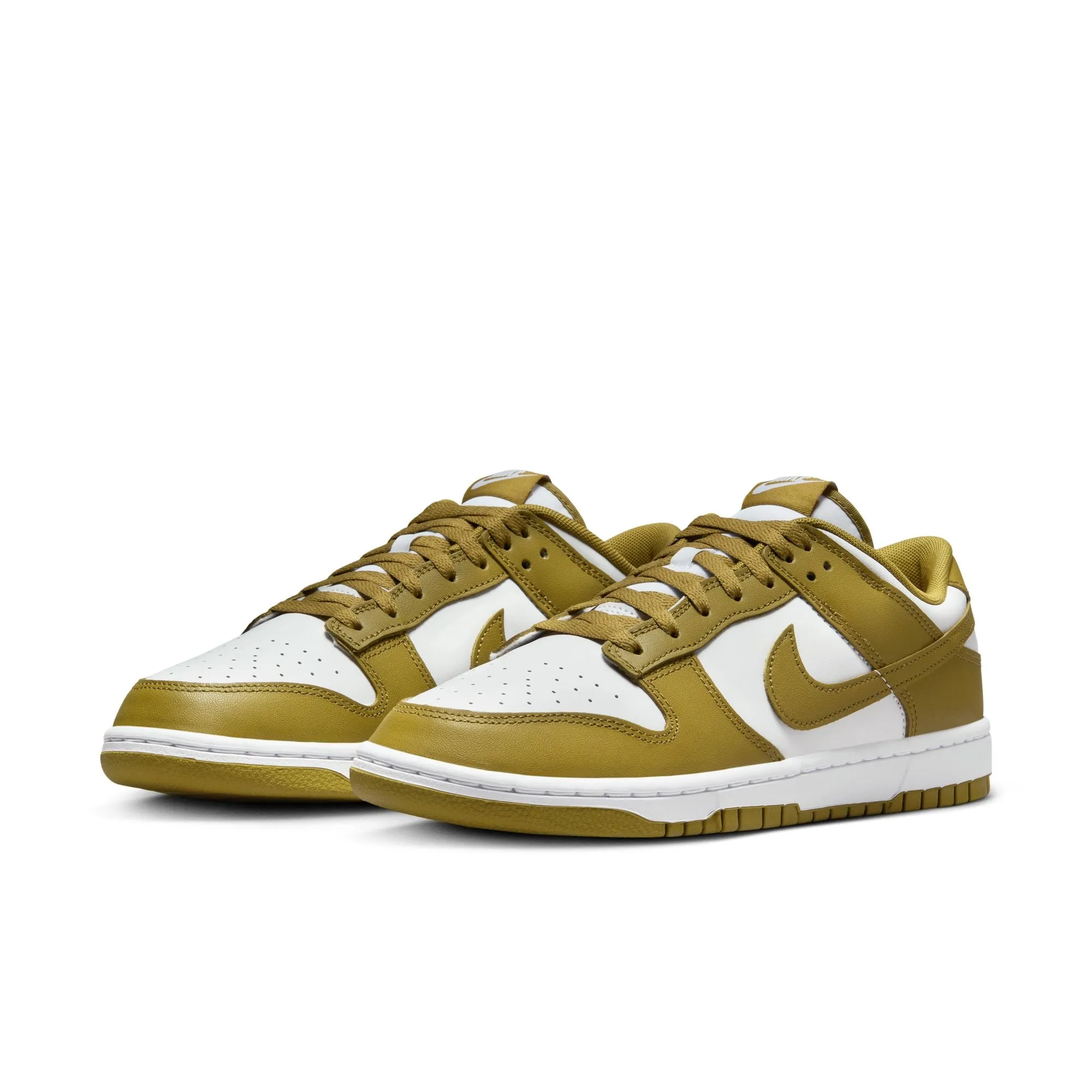 Men's Nike Dunk Low Retro  - WHITE/PACIFIC MOSS