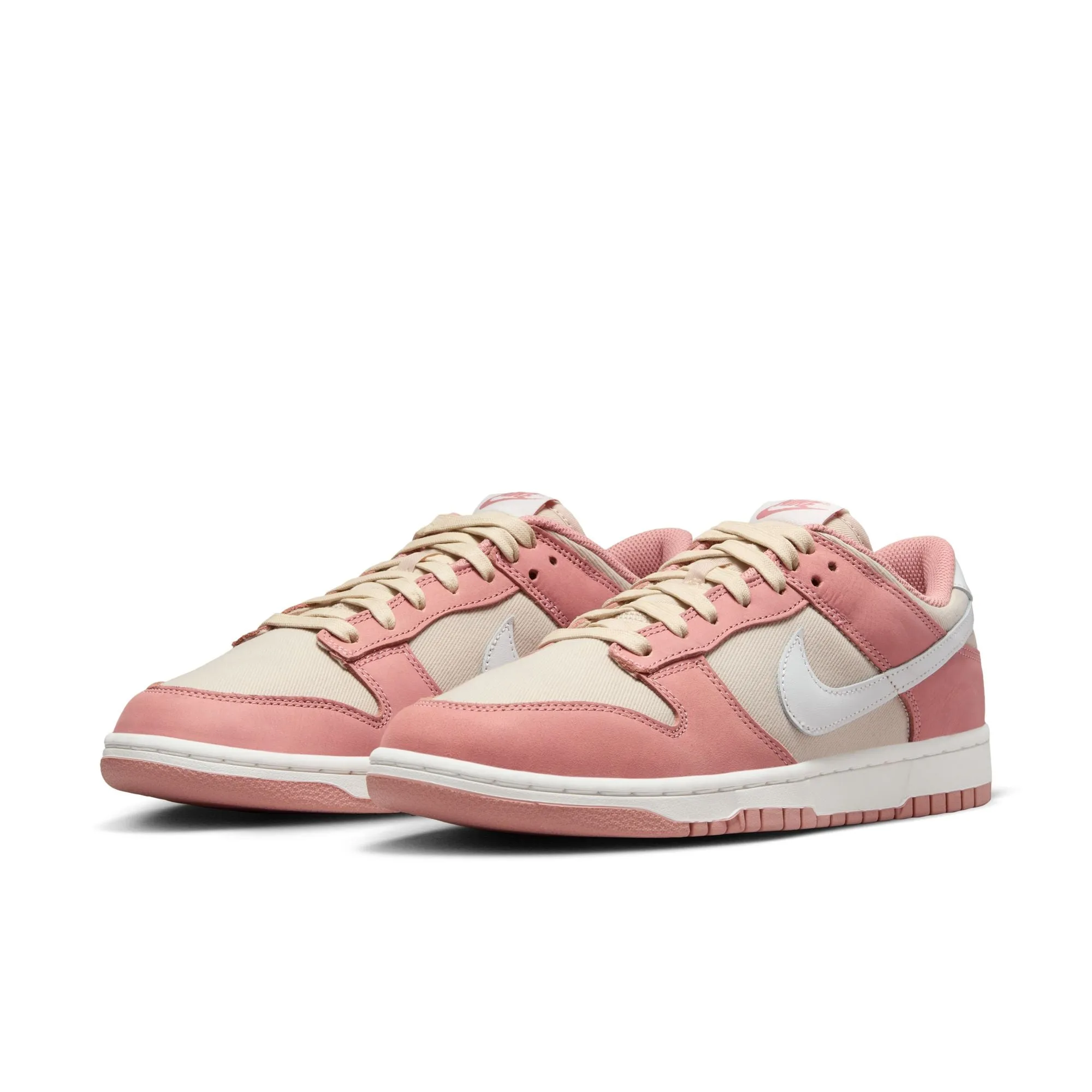 Men's Nike Dunk Low- RED STARDUST/SUMMIT WHITE-SANDDRIFT