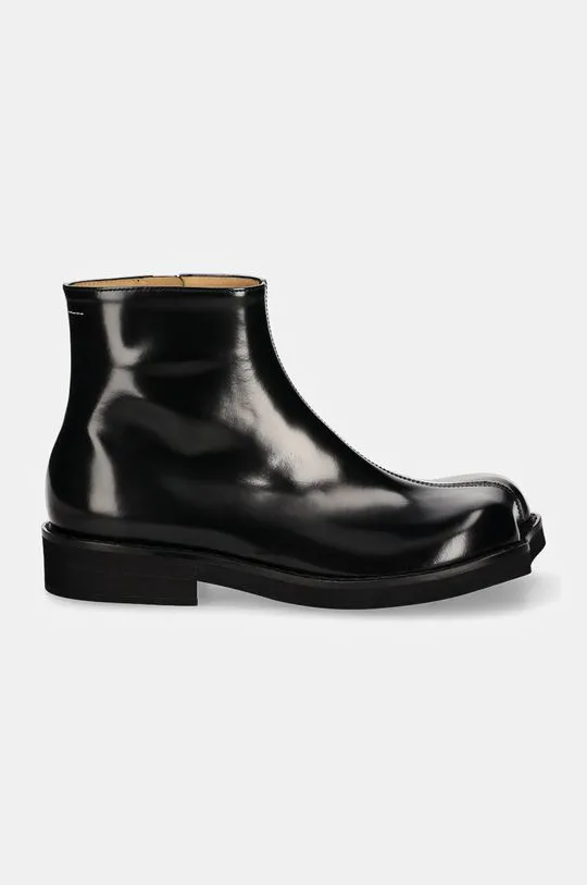 MM6 Maison Margiela boots men's black color SH3WU0006.P7983