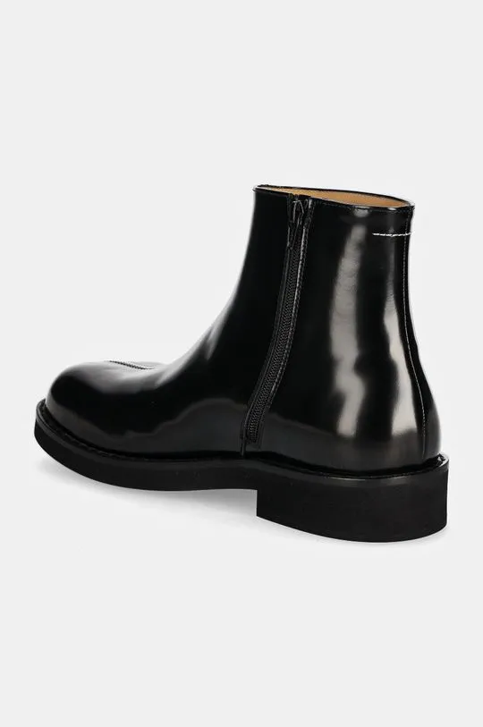 MM6 Maison Margiela boots men's black color SH3WU0006.P7983