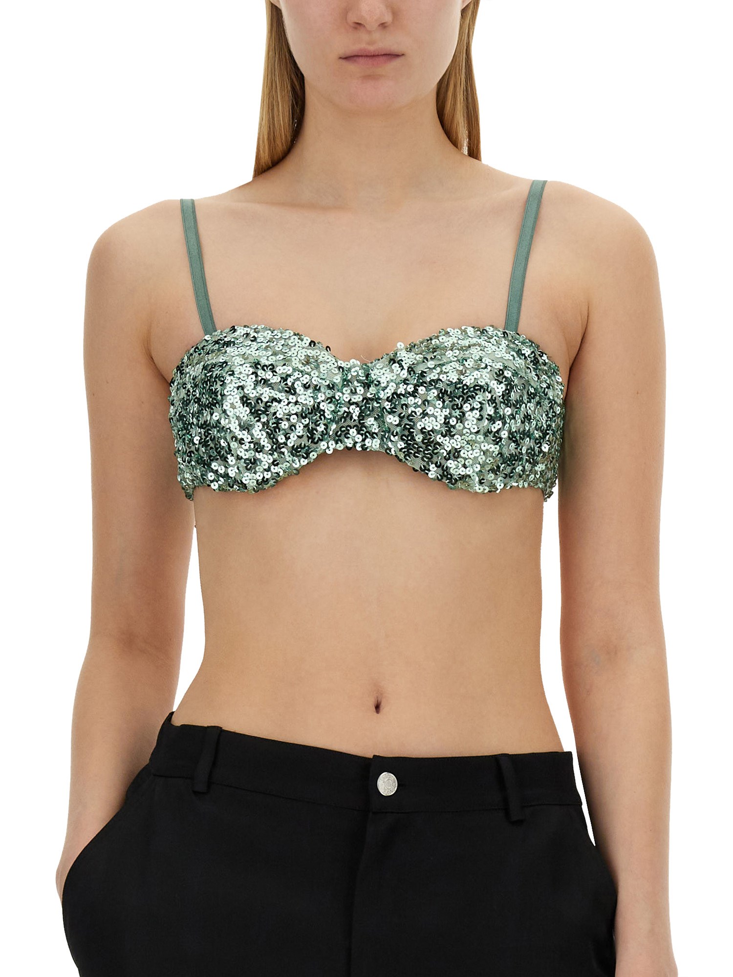 MOSCHINO JEANS    SEQUINED TOP