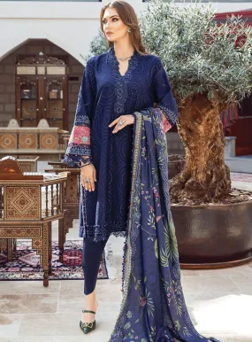 MPrints By Maria B Embroidered Linen Unstitched 3 Piece Suit - MB23MPW 2001B