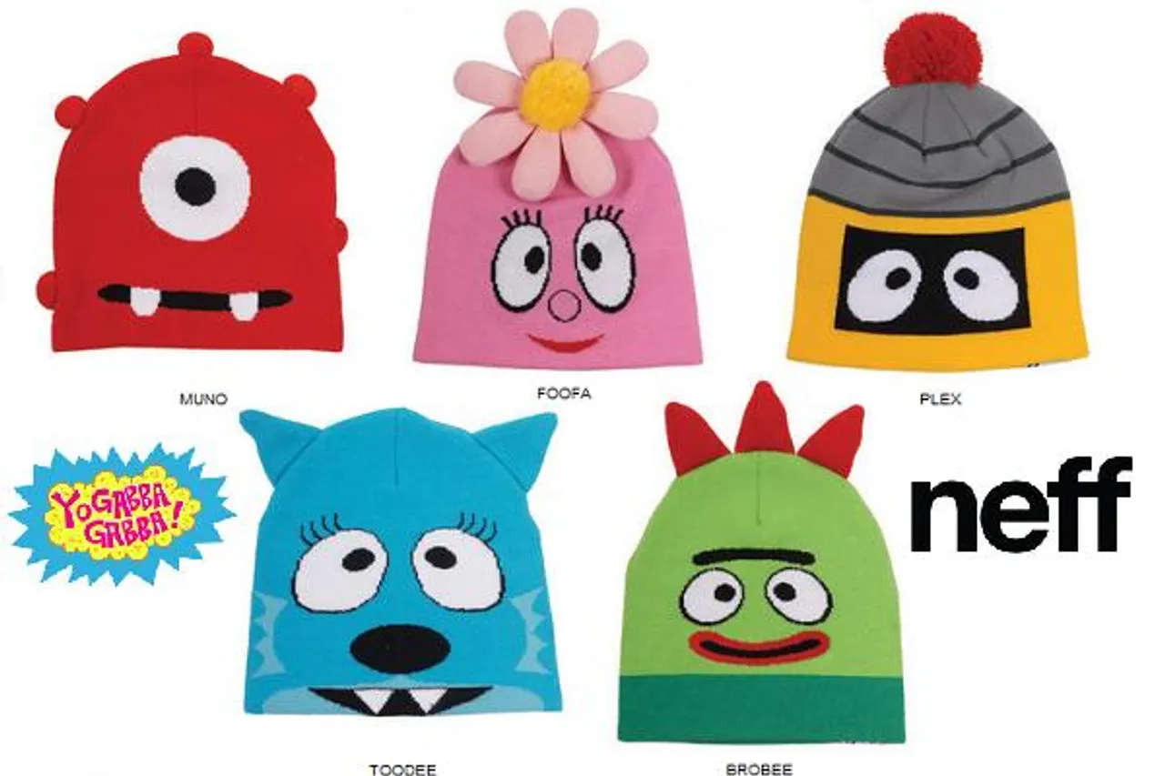 Neff Yo Gabba Gabba Beanies 2012