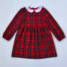 Nicoletta Fanna Red Tartan Wool Dress: 5 Years