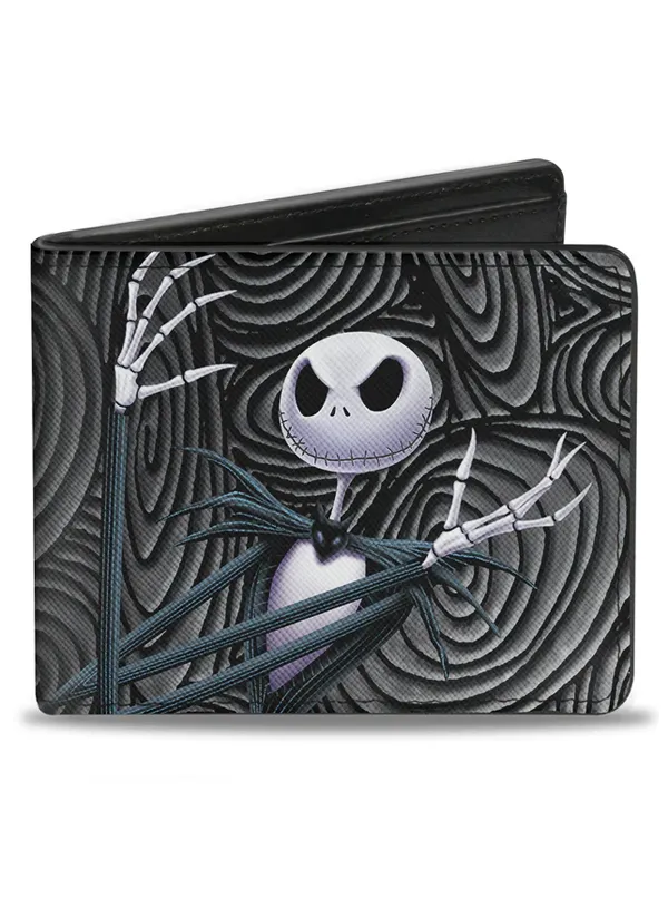 Nightmare Before Christmas Jack Arms Crossed Pose Bi-Fold Wallet