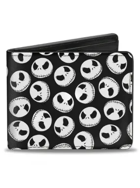 Nightmare Before Christmas Jack Expression Bi-Fold Wallet