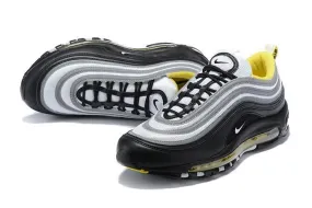 Nike Air Max 97 Black Grey Yellow Shoes Sale Men Size US 7, 8, 8.5, 9, 10, 11