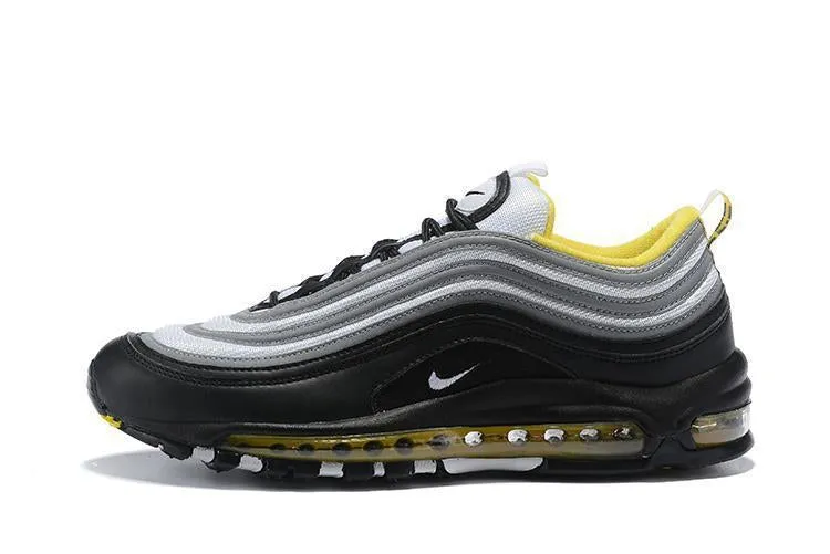 Nike Air Max 97 Black Grey Yellow Shoes Sale Men Size US 7, 8, 8.5, 9, 10, 11