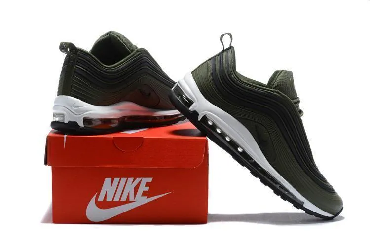 Nike Air Max 97 Ultra Black Olive Men Shoes Sale Size US 7, 8, 8.5, 9, 10, 11