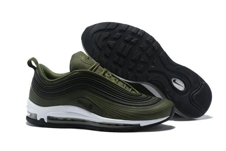 Nike Air Max 97 Ultra Black Olive Men Shoes Sale Size US 7, 8, 8.5, 9, 10, 11