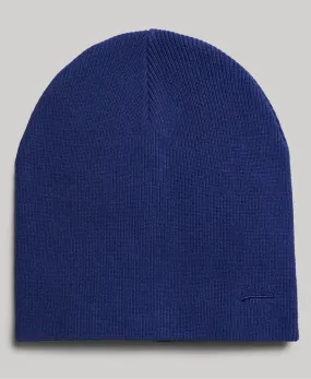 Orange Label Vintage Logo Beanie | Bright Blue Grit