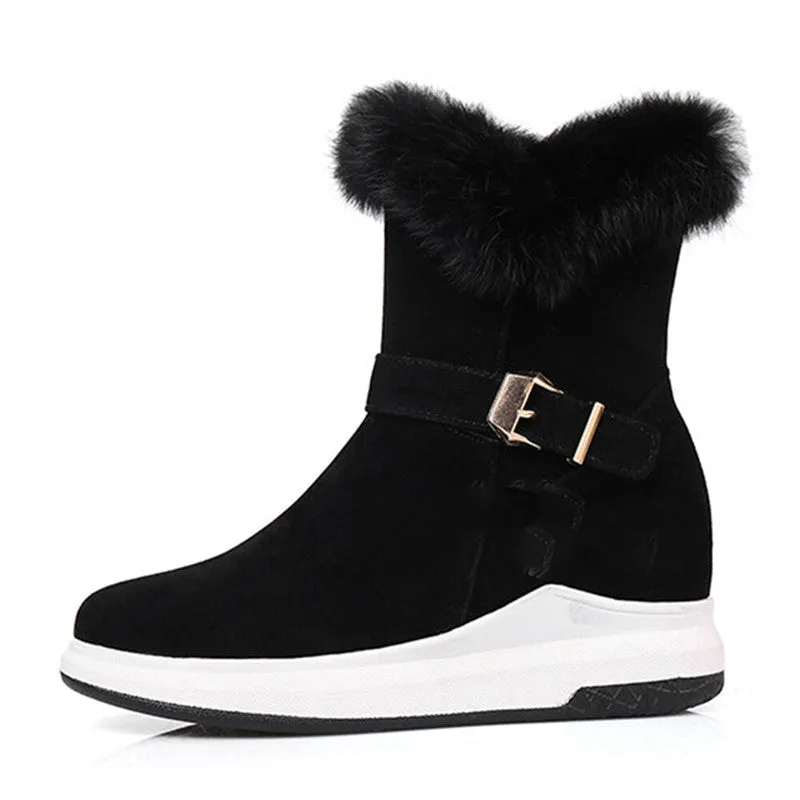 Oversized warm snow boots