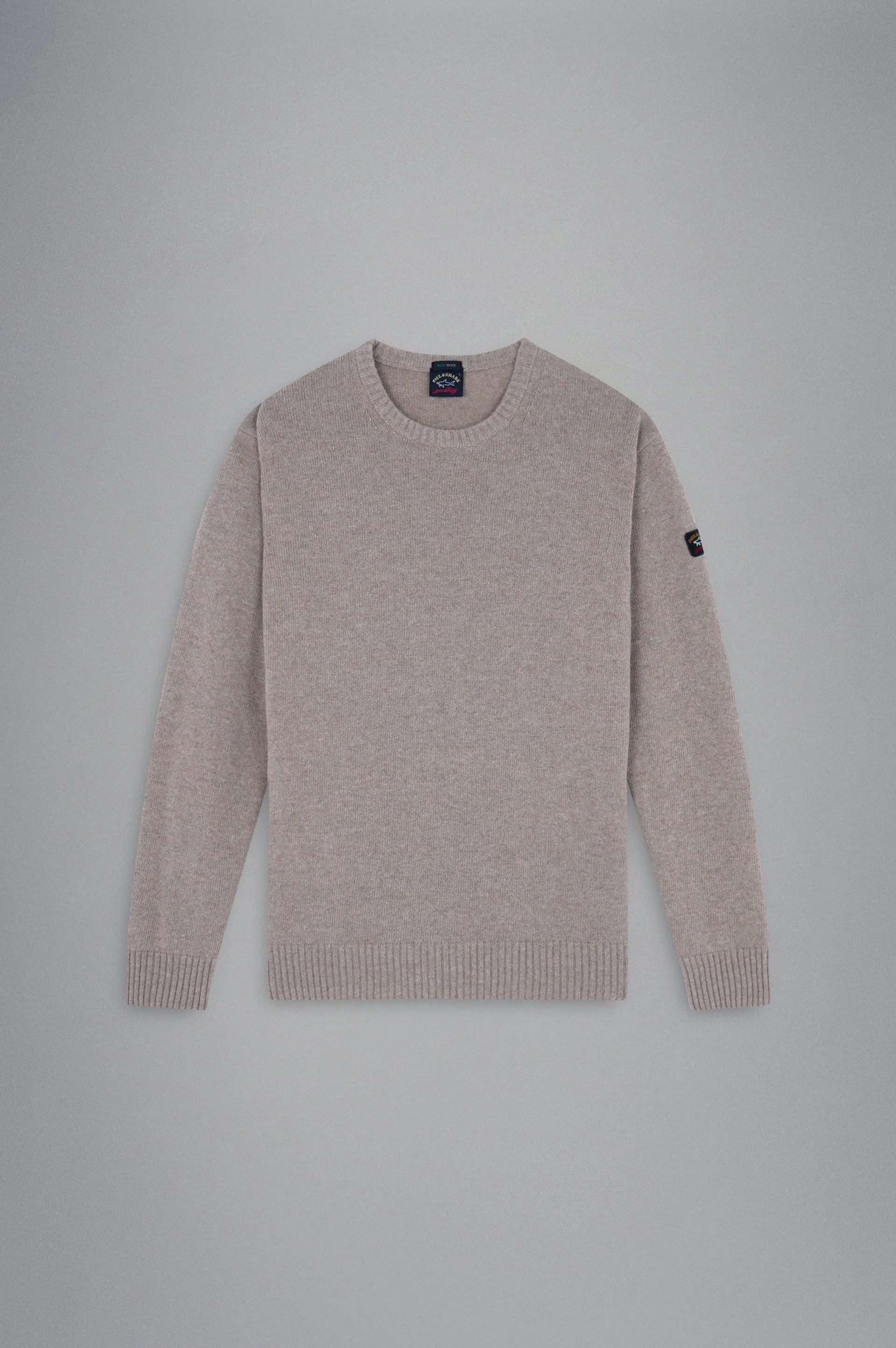 Paul & Shark - Chandail col rond de laine Shetland Eco-Wool