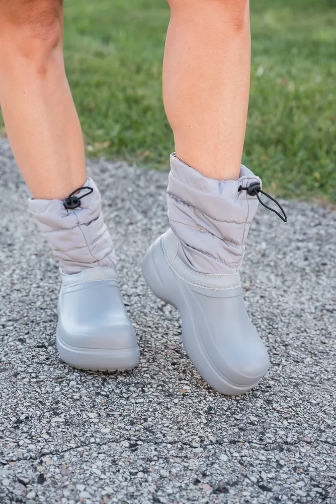 Playing Around Boots in Gray [Online Exclusive]