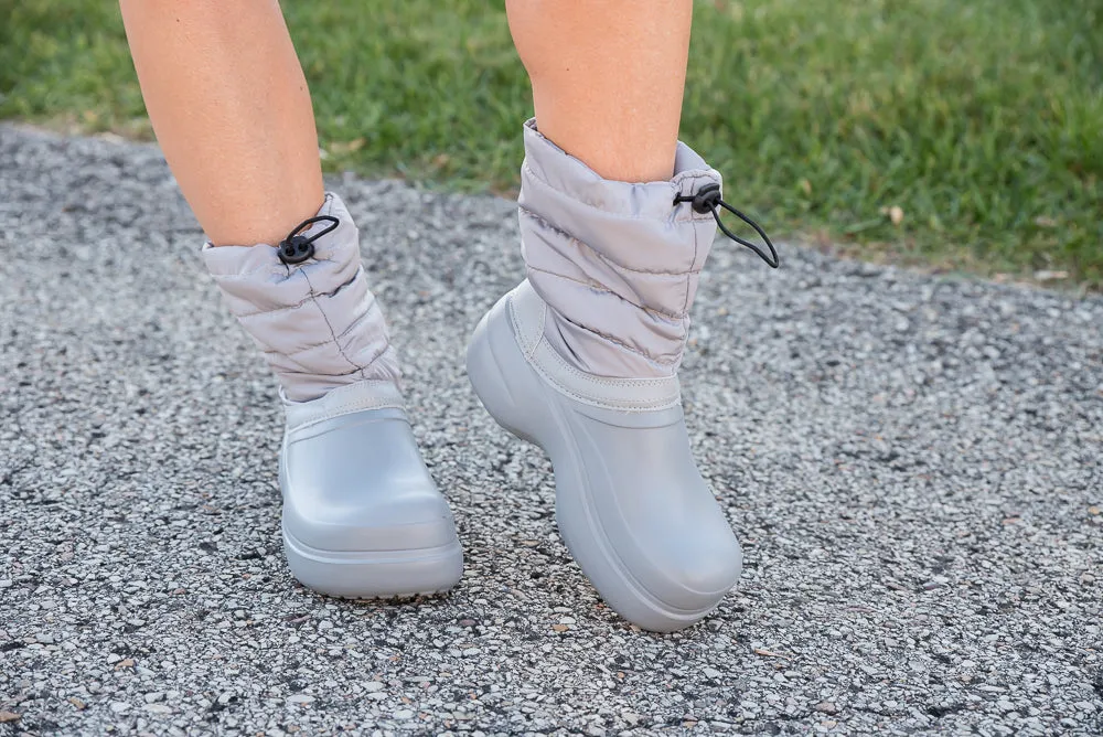 Playing Around Boots in Gray [Online Exclusive]