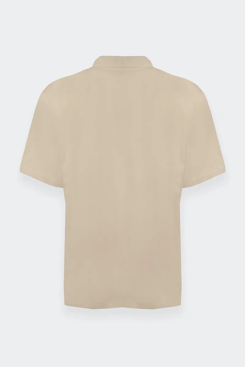 POLO IN JERSEY BEIGE