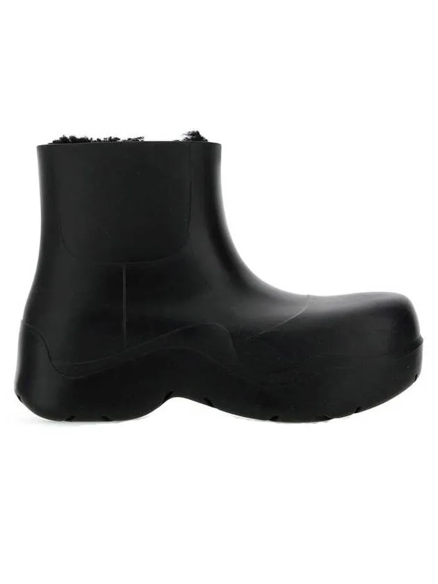 Puddle Shearling Chelsea Boots Black