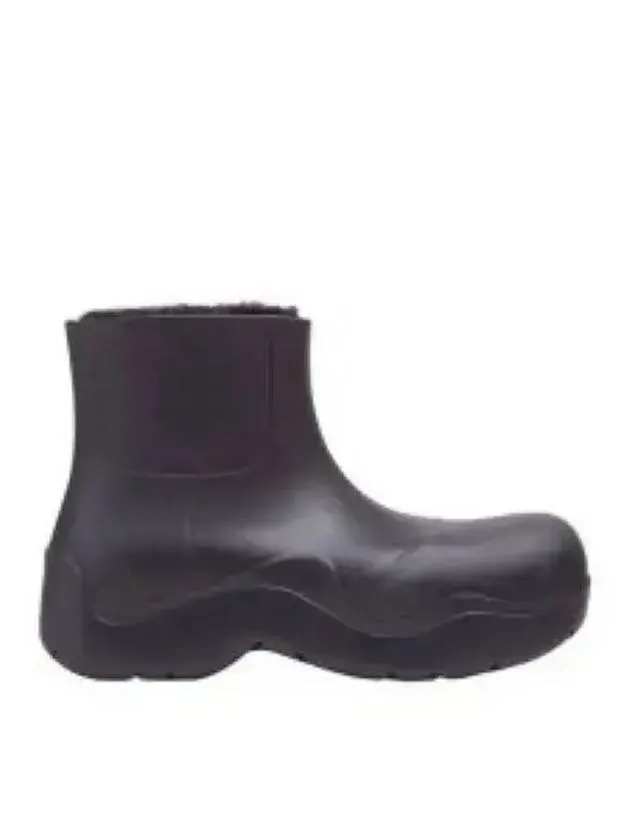 Puddle Shearling Chelsea Boots Black