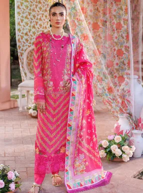 RajBari Printkari Exclusive Embroidered Lawn 3 Piece Unstitched Suit RBU24P EEL-5B