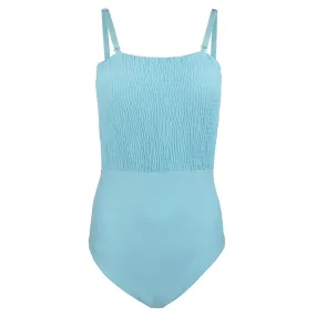 Sheared Bathing Suit-sky blu