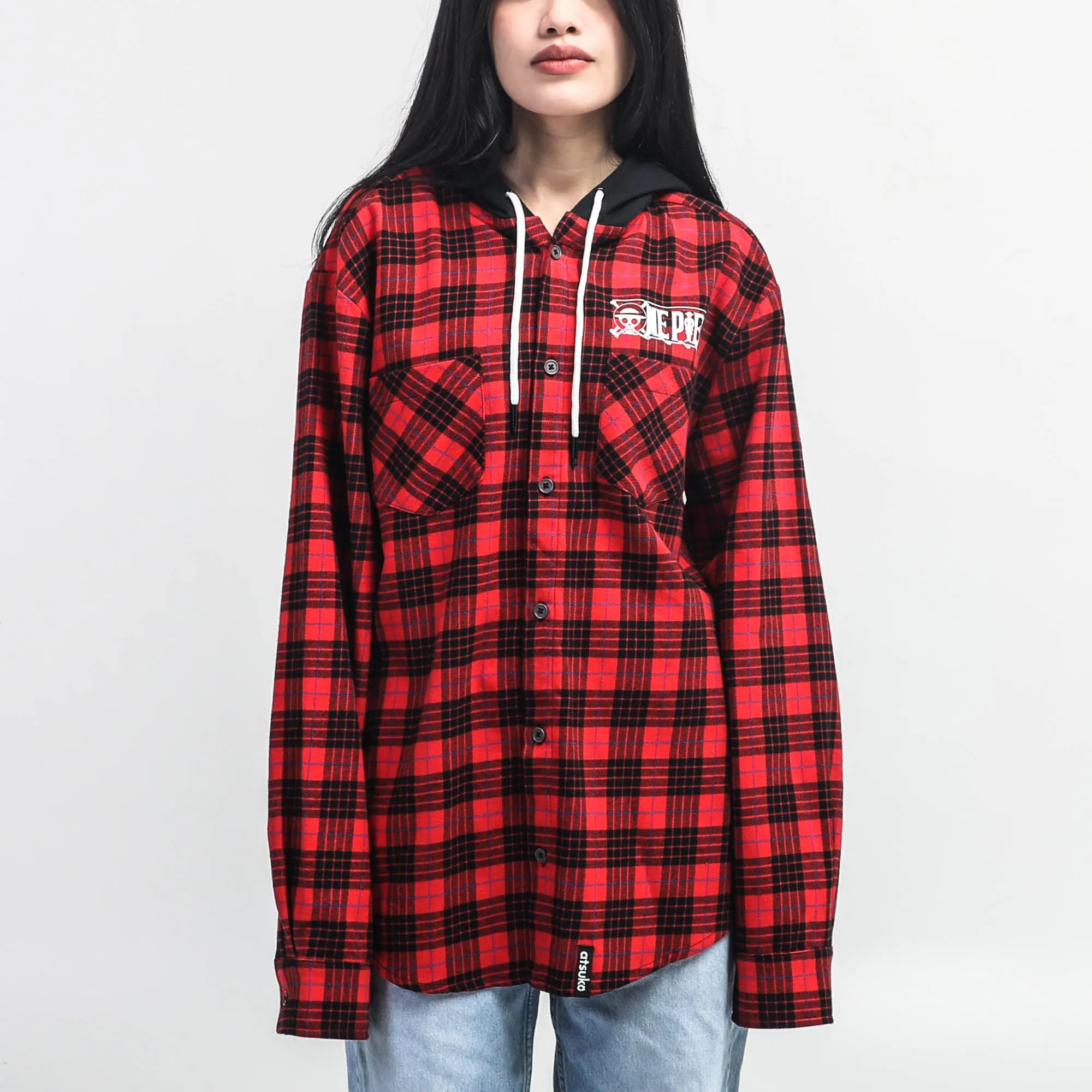 Straw Hat Crew Hooded Flannel