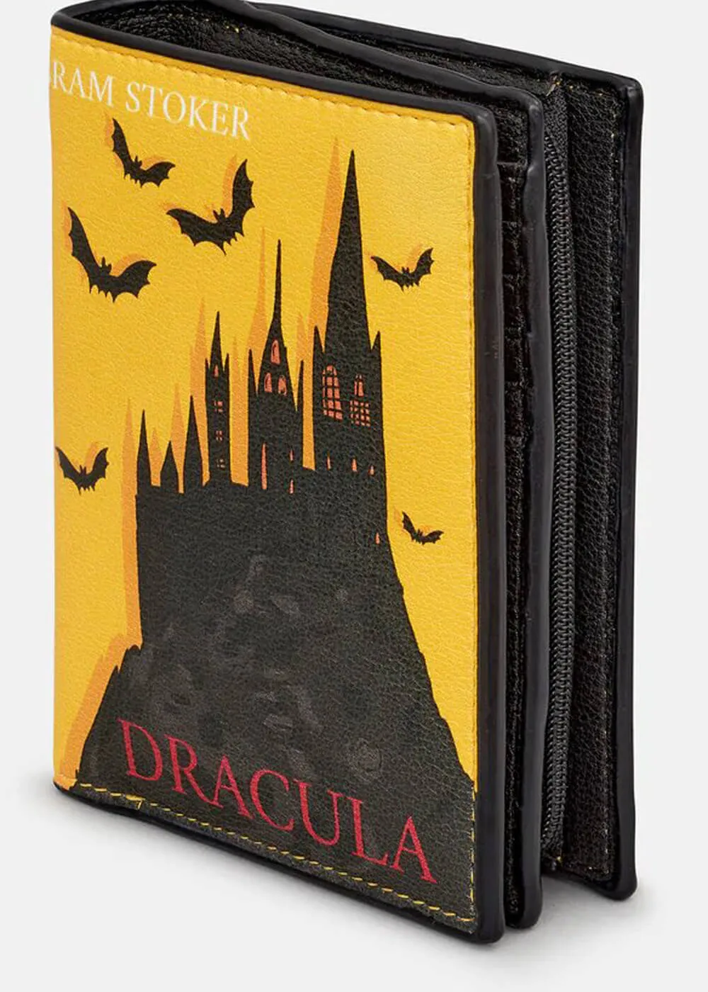 Succubus Bags Books Dracula Vegan Zip Around Wallet Black