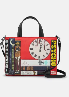 Succubus Bags Books Horror Bookworm Leather Grab Bag Red