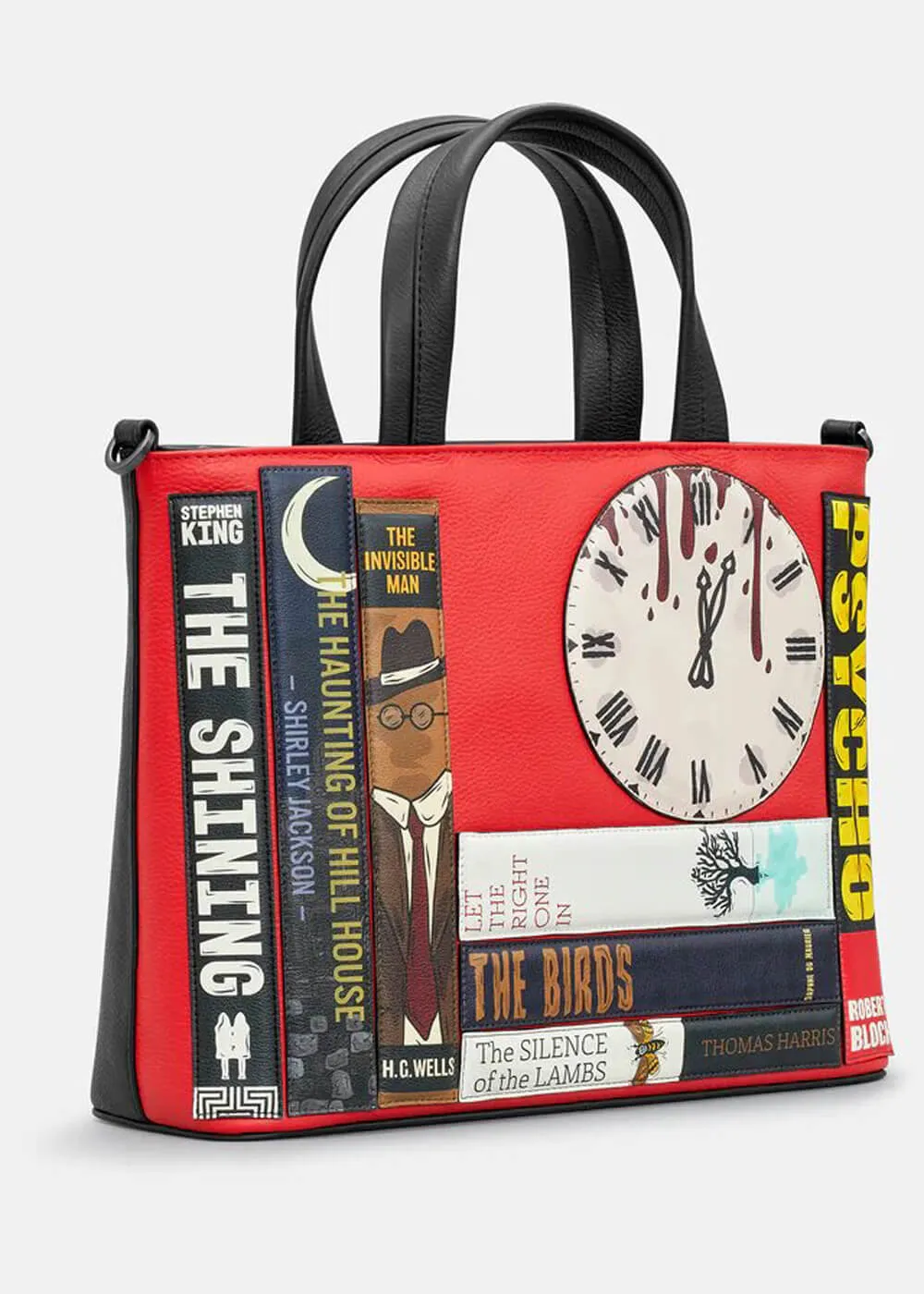 Succubus Bags Books Horror Bookworm Leather Grab Bag Red