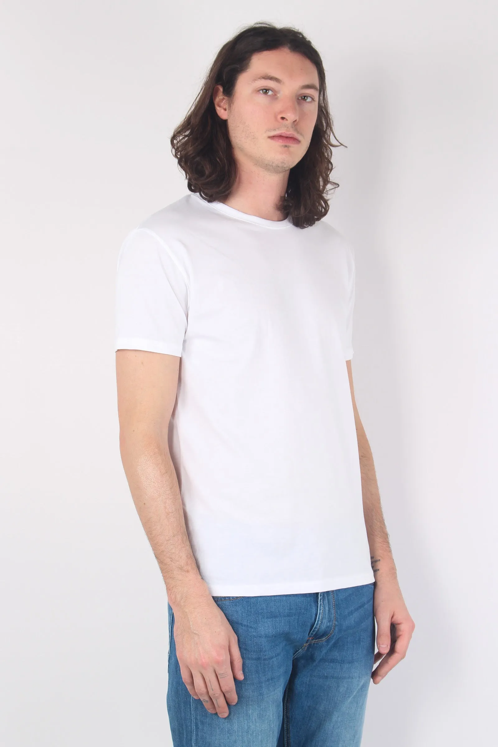 T-shirt Basica Cotone White