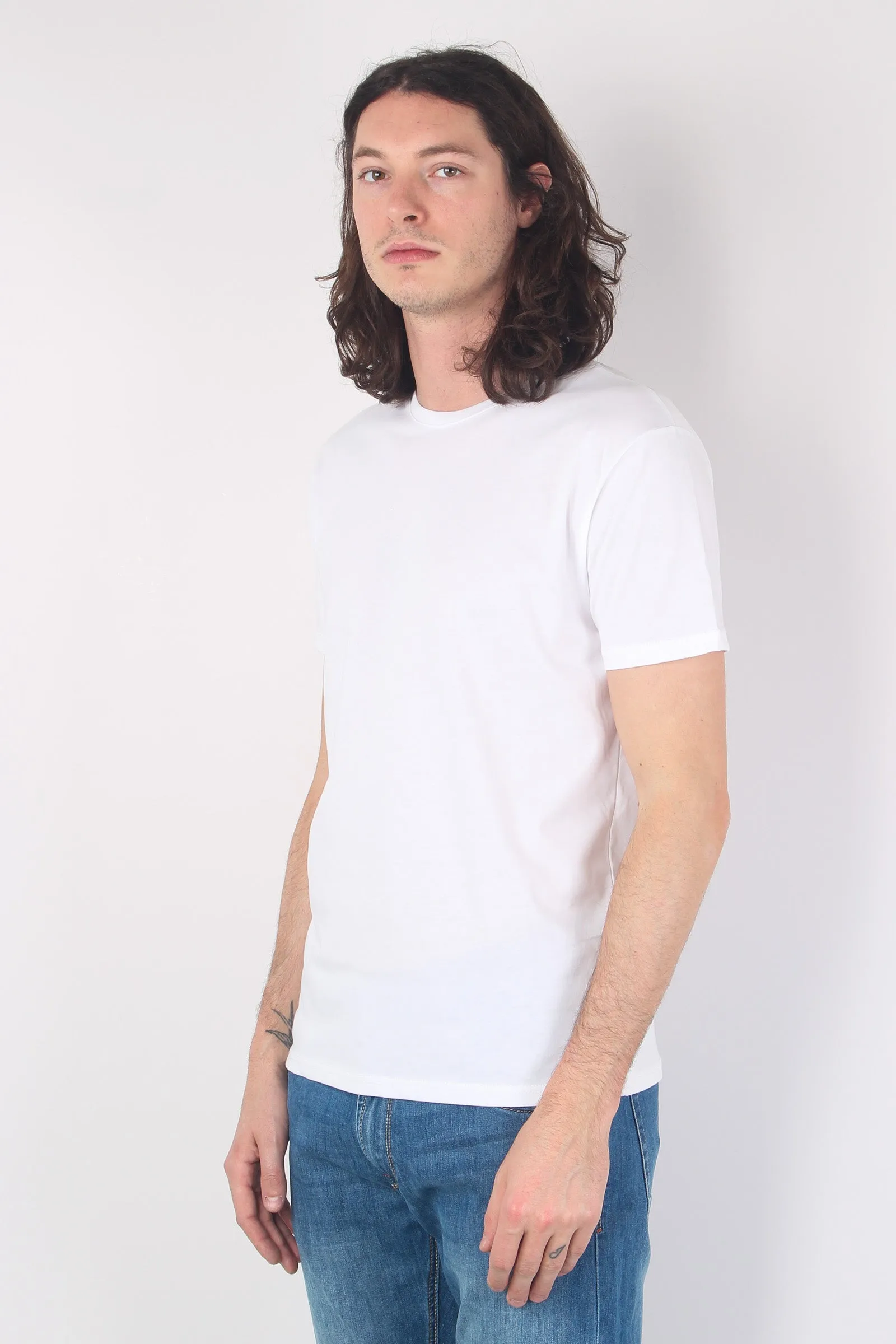 T-shirt Basica Cotone White