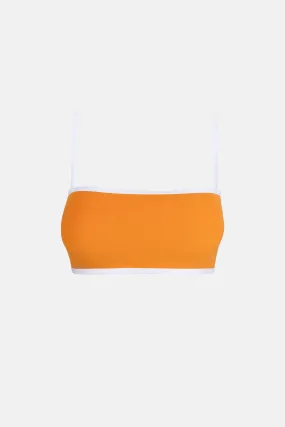 Terry Bandeau Top Orange