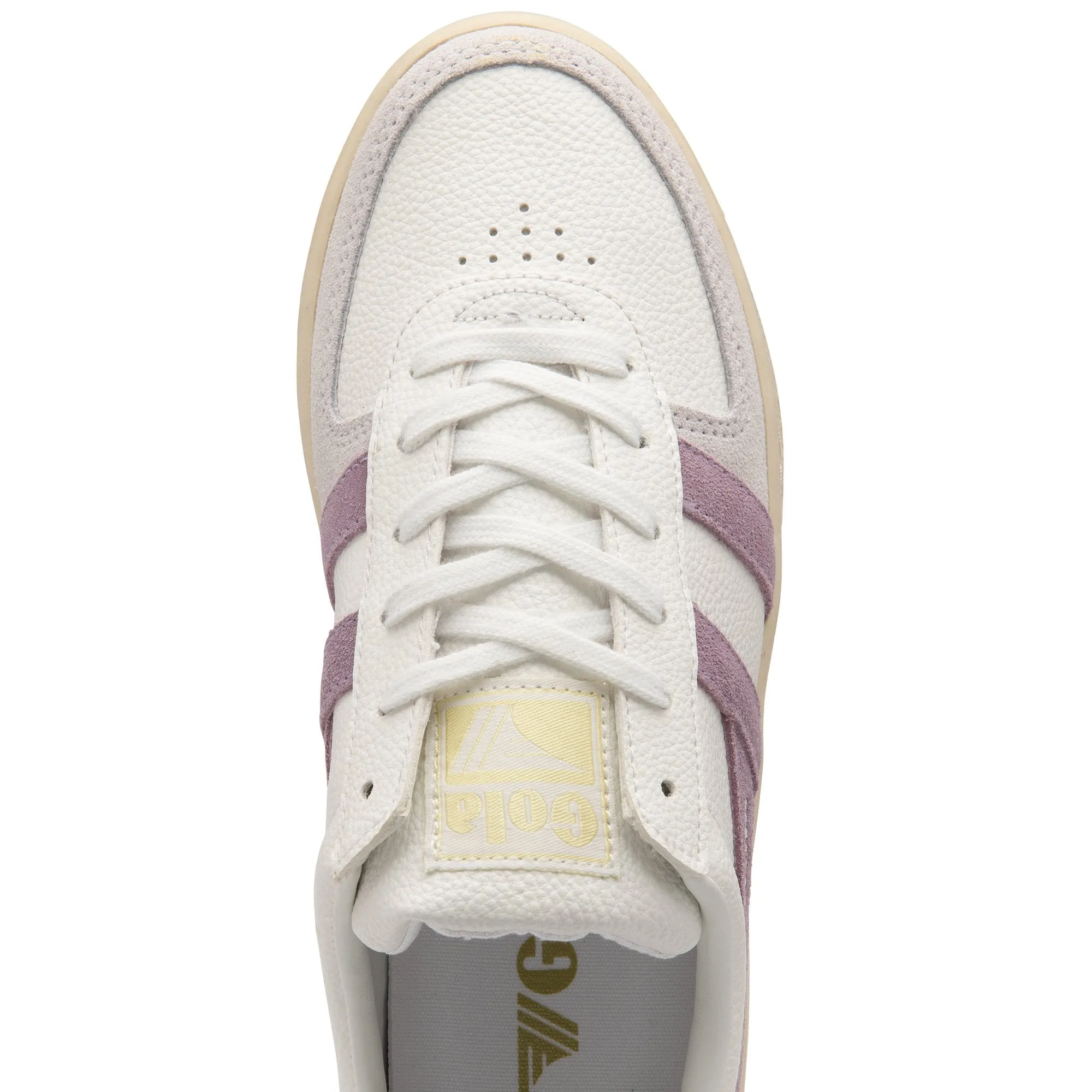 The Grandslam Trident Sneaker - White + Lily + Lemon