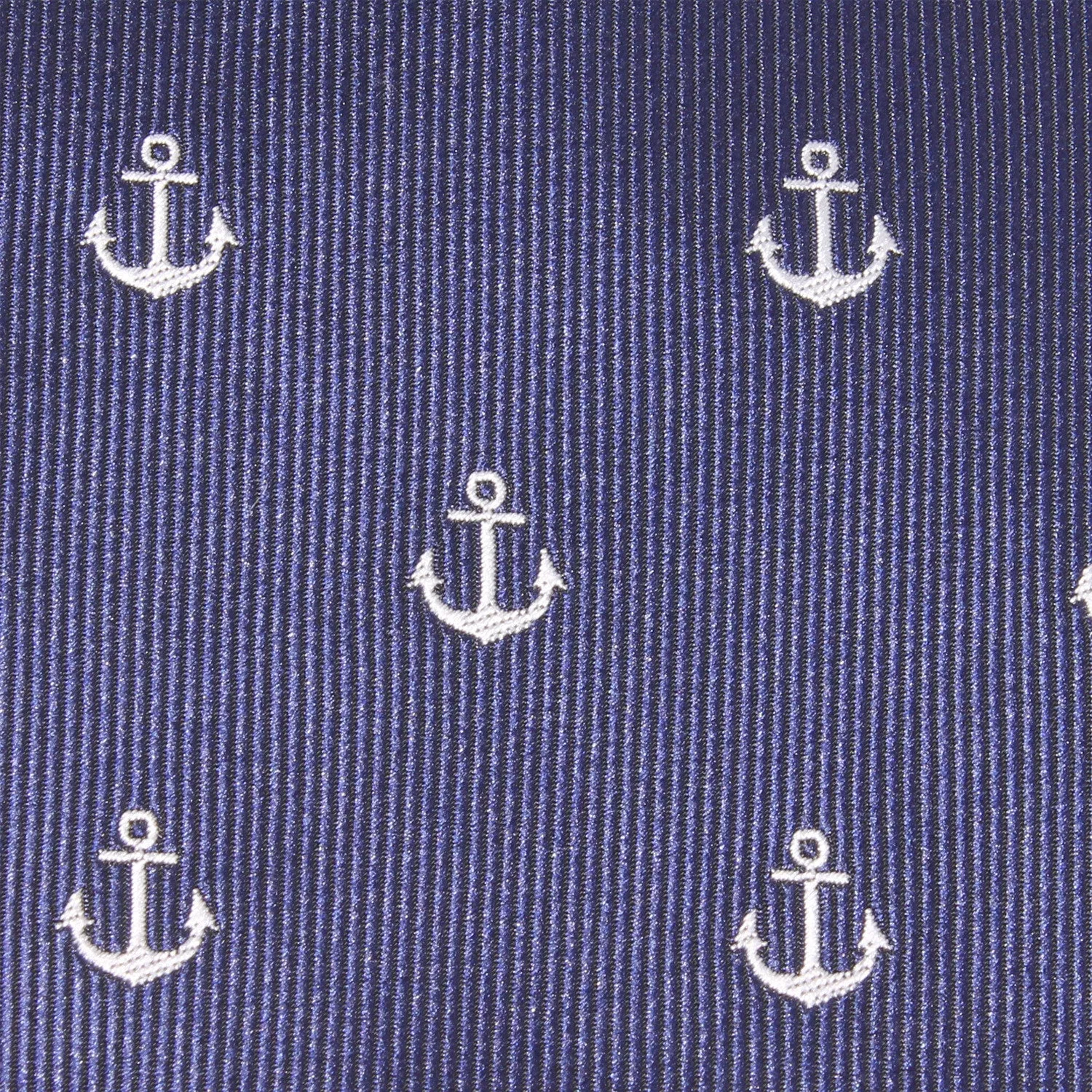 The OTAA Navy Blue Anchor Skinny Tie