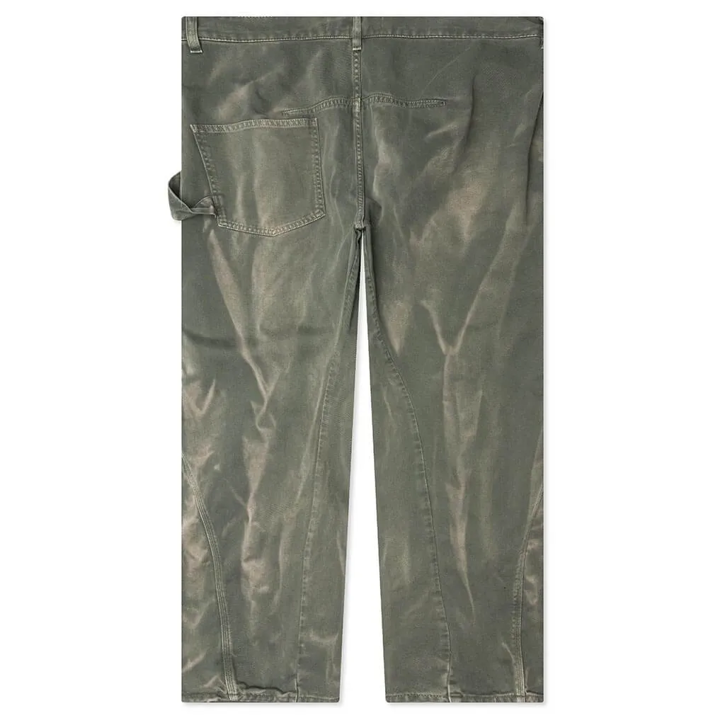 Twisted Workwear Jeans - Green