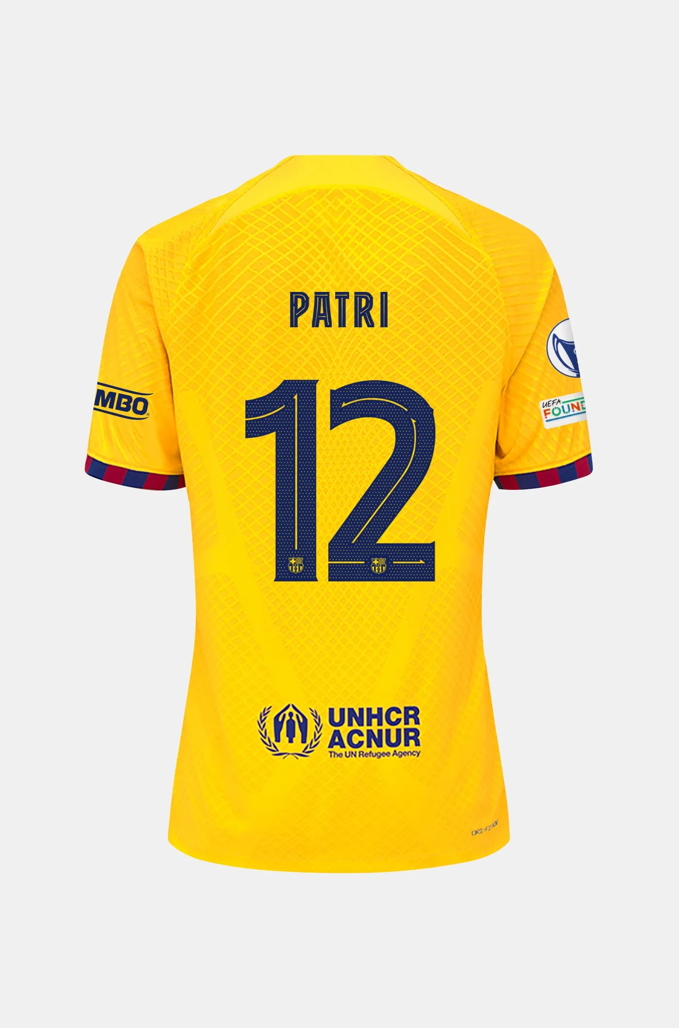 UWCL FC Barcelona fourth shirt 23/24 Player's Edition - PATRI