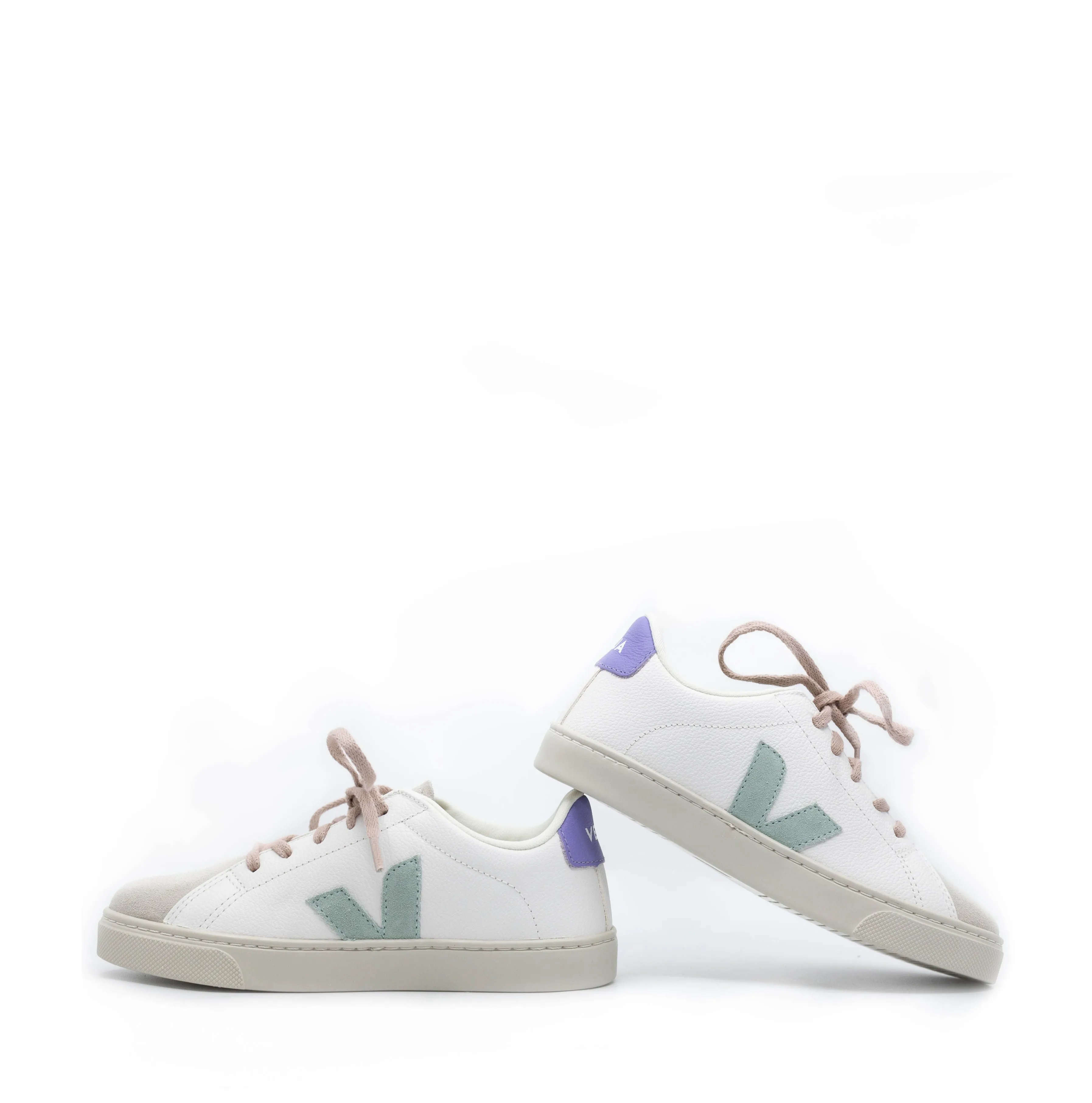 Veja White Matcha Lavander Lace Sneaker