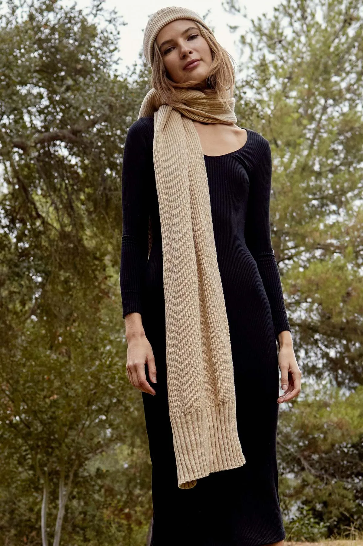 Whimsy + Row Scarf - Latte