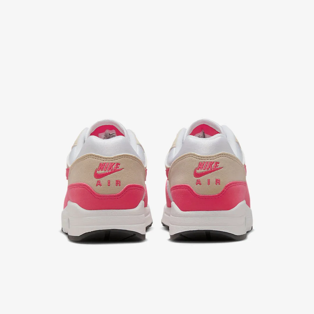 Women's Nike Air Max 1 - WHITE/ASTER PINK-LT OREWOOD BRN-BLACK