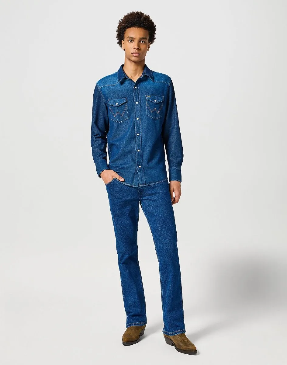 Wrangler Horizon Bootcut Denim Jeans Soft Fade