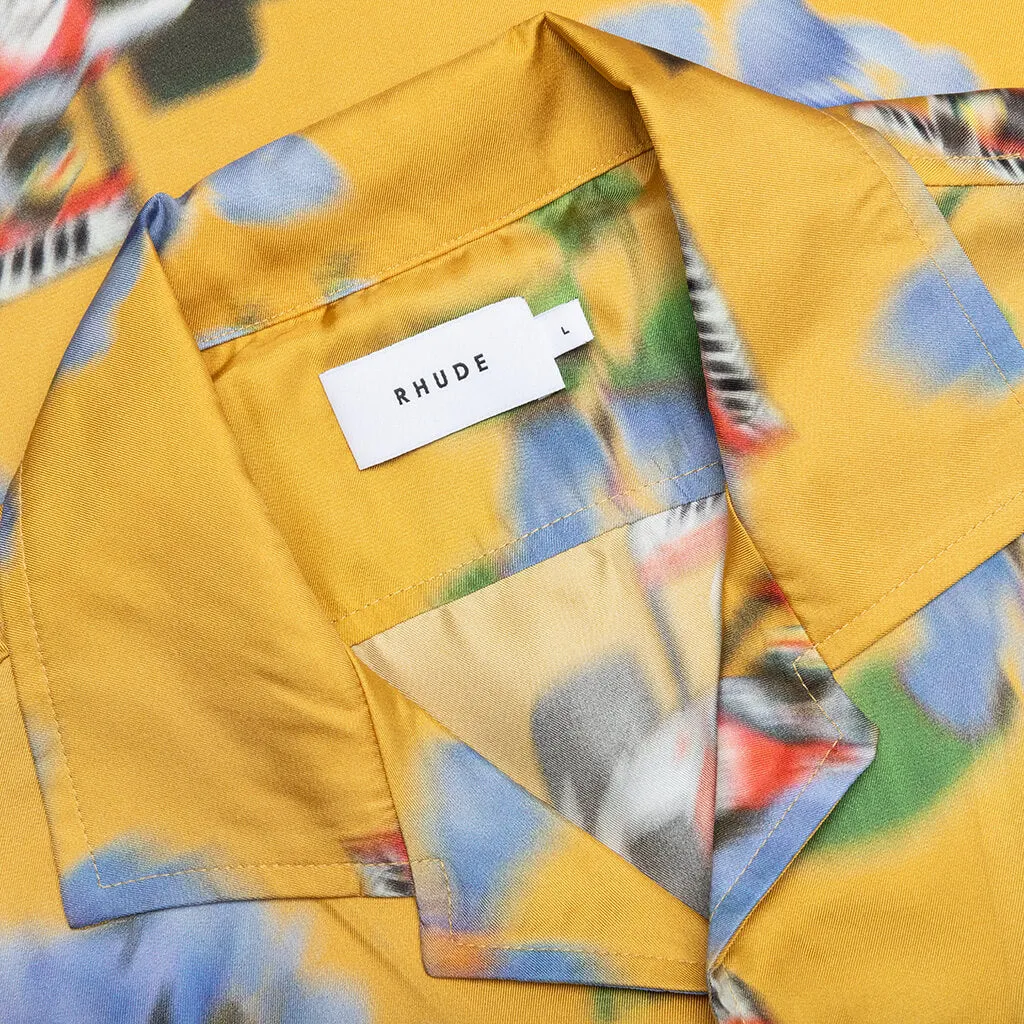 Yellow Loix Silk Shirt - Yellow/Multi