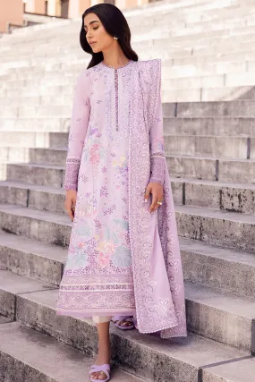 Zaha By Khadijah Shah Embroidered Lawn Unstitched 3Pc Suit ZL24-01A ELA