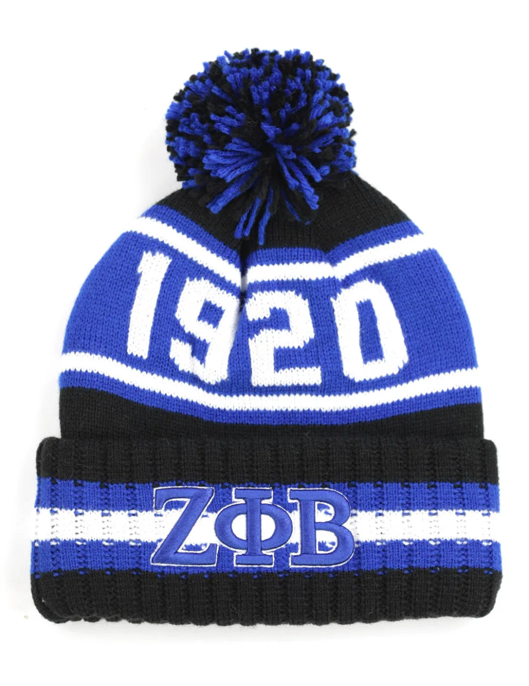 Zeta Phi Beta: Pom Pom Beanies